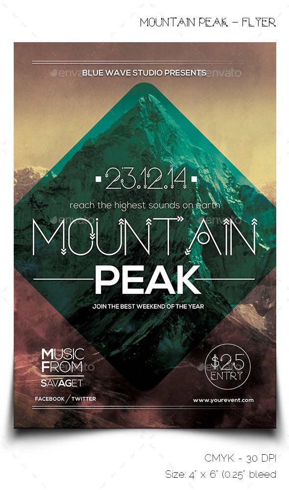 Mountain Peak - Flyer - Miscellaneous Events