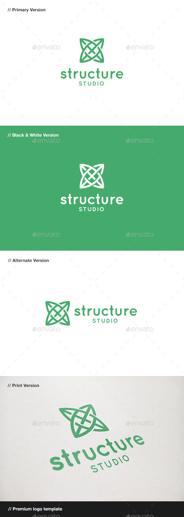 Structure - Symbol Logo - Symbols Logo Templates