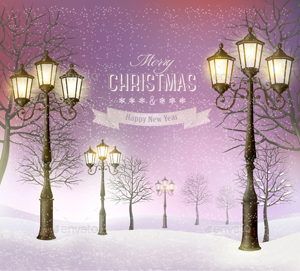 Winter Landscape - Christmas Seasons/Holidays
