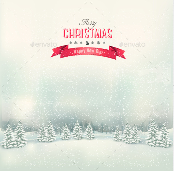 Winter Background - Christmas Seasons/Holidays