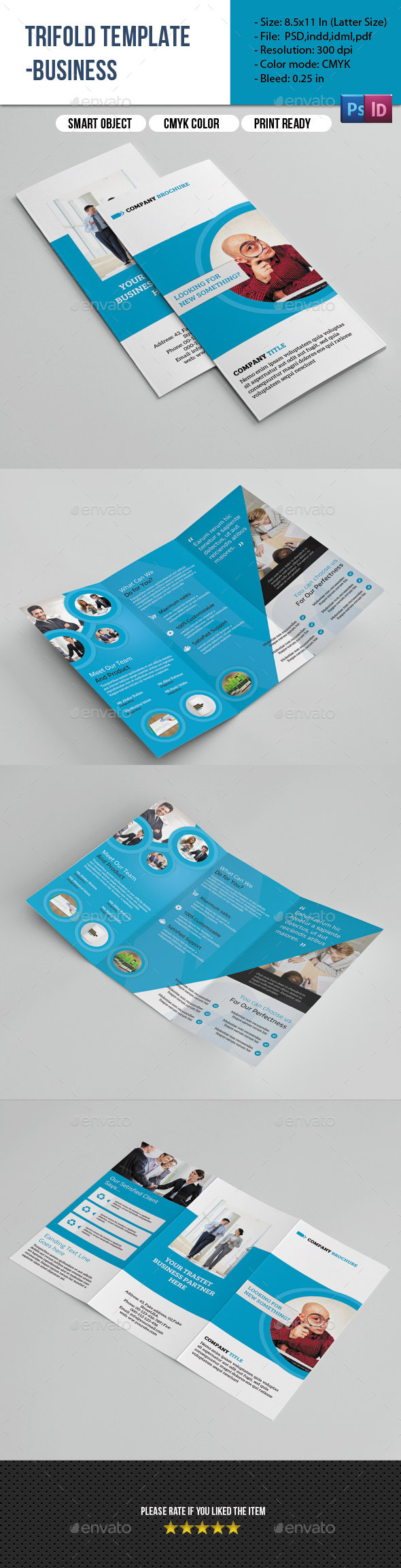 Trifold Business Brochure - Corporate Brochures