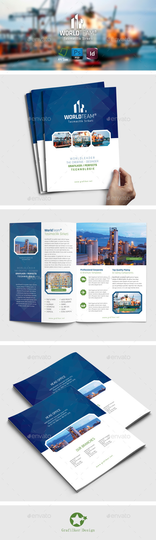 International Brochure Templates - Brochures Print Templates