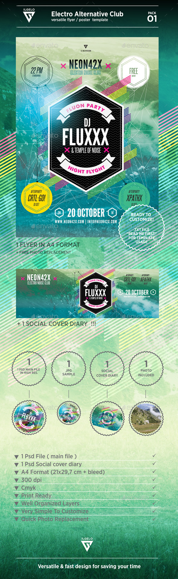 Electro Alternative Club / Pack 02 - Clubs & Parties Events
