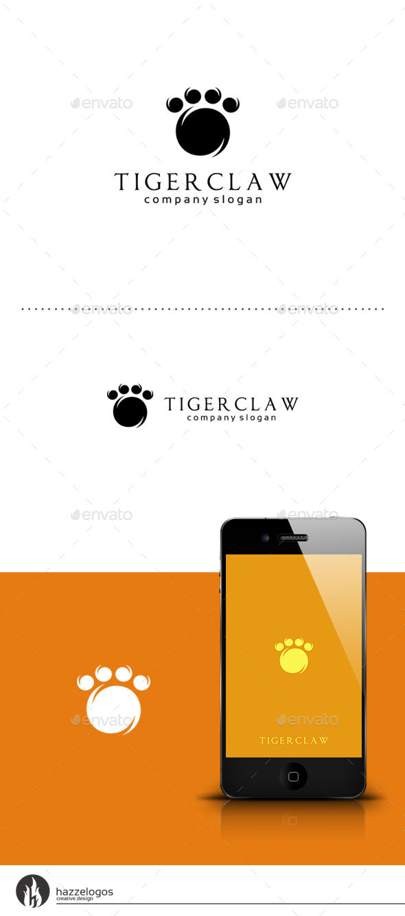 Tiger Claw Logo - Animals Logo Templates