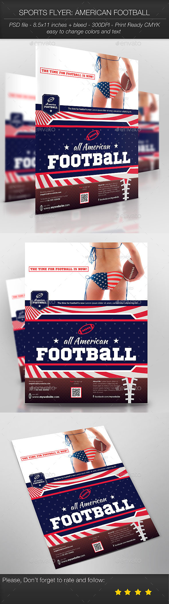 Sports Flyer: American Football - Sports Events