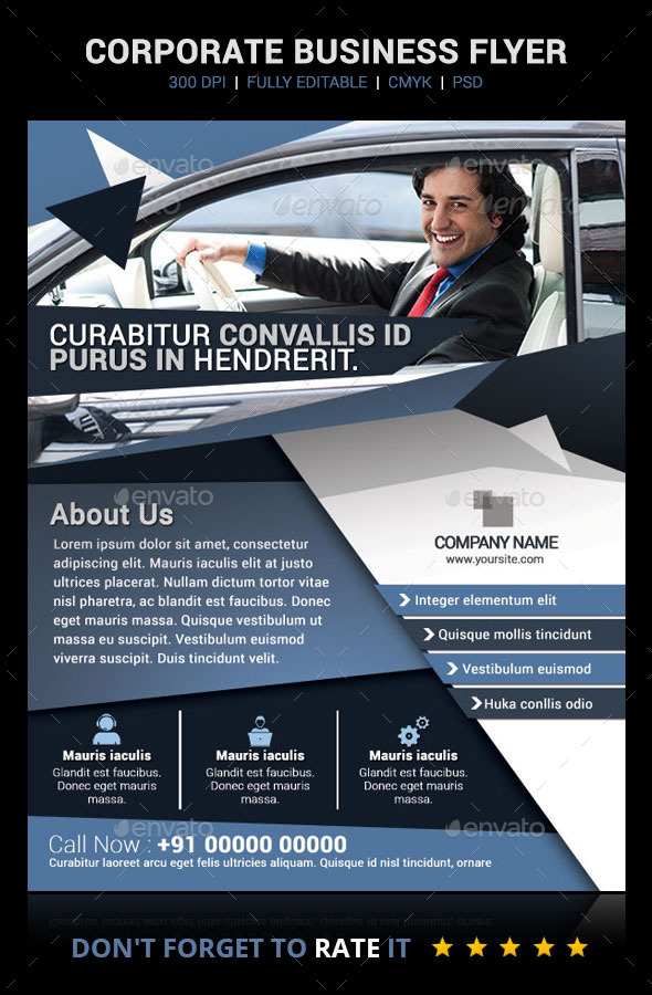 Corporate Business Flyer Template - Corporate Flyers