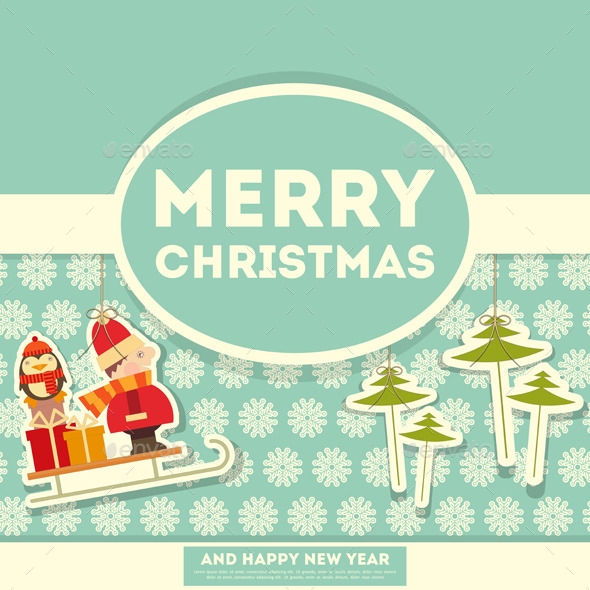 Merry Christmas Greeting Card - Christmas Seasons/Holidays