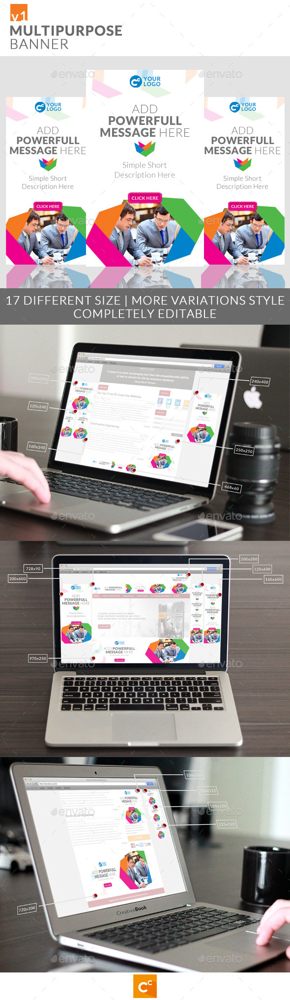 Multipurpose Banner Ads - Banners & Ads Web Elements