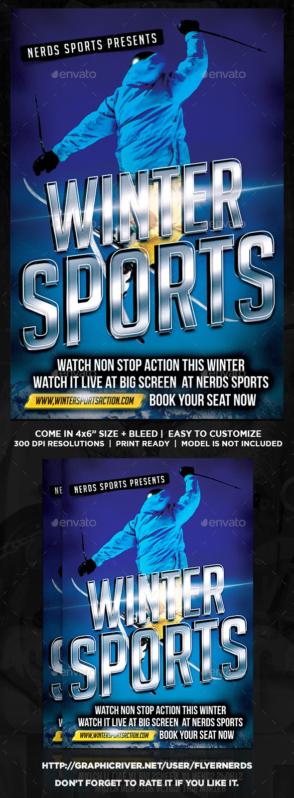 Winter Sports Flyer - Sports Events