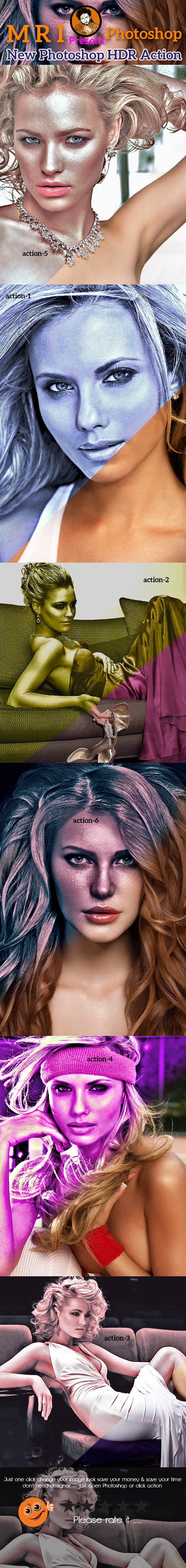 Photoshop HDR Action - Actions Photoshop