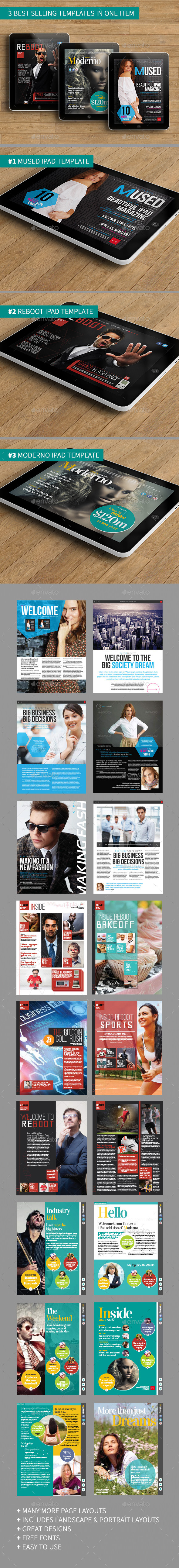 iPad Magazine Bundle - Digital Magazines ePublishing