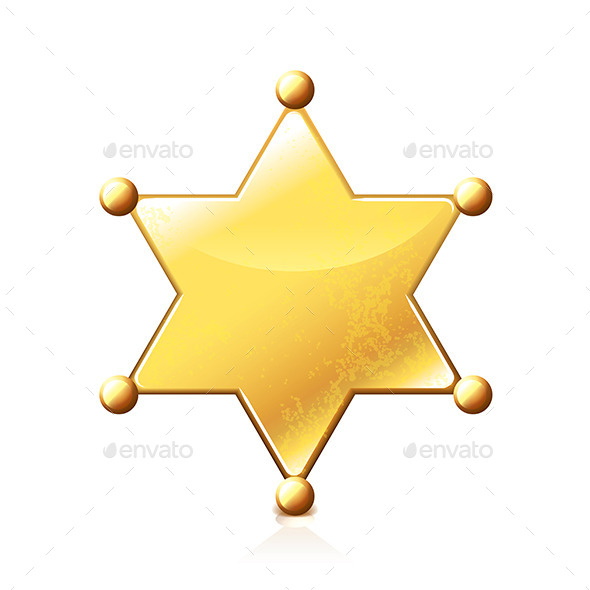 Sheriff Star - Miscellaneous Vectors