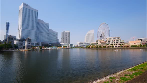 Beautiful building around Yokohama city in Japan alt