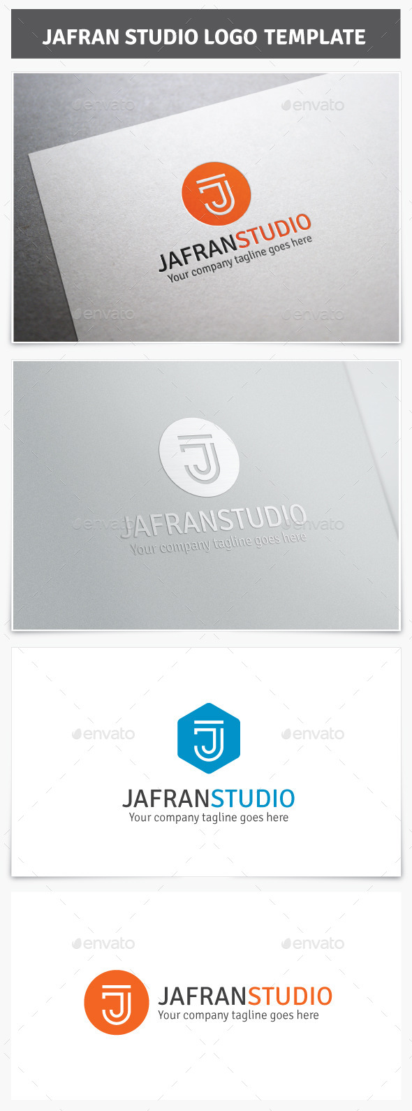 Jafran Studio Logo - Letters Logo Templates
