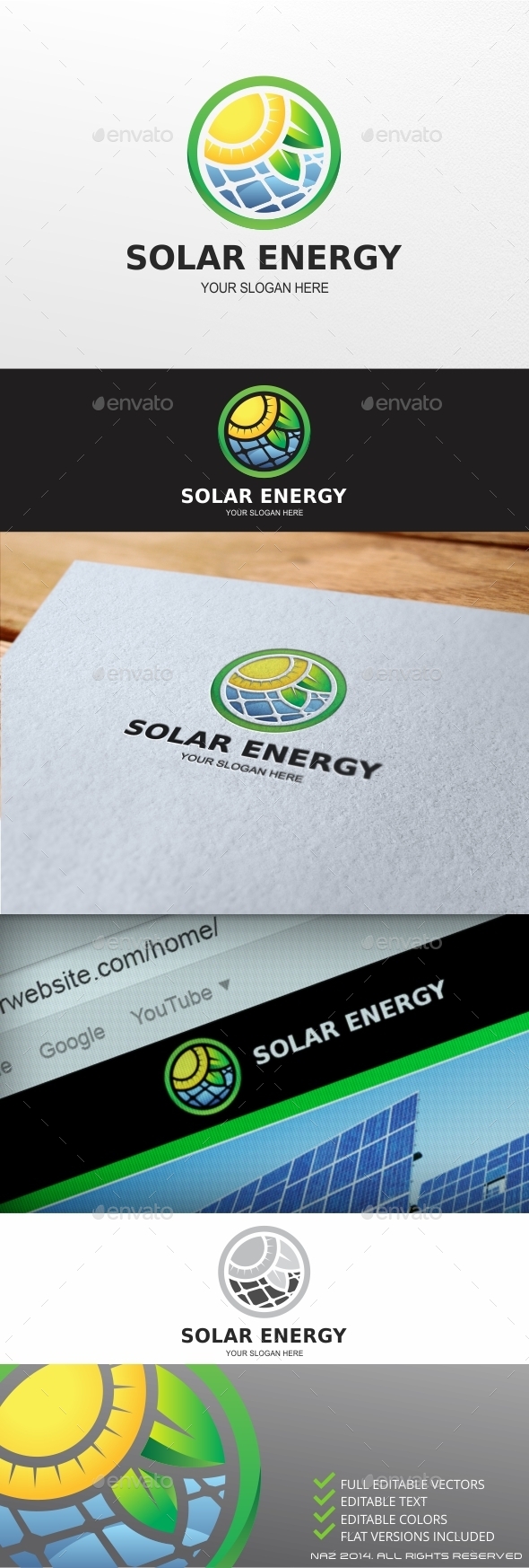Solar Energy logo - Objects Logo Templates
