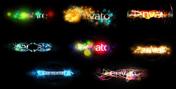 Holiday Particles TitleLogo - VideoHive 9460638