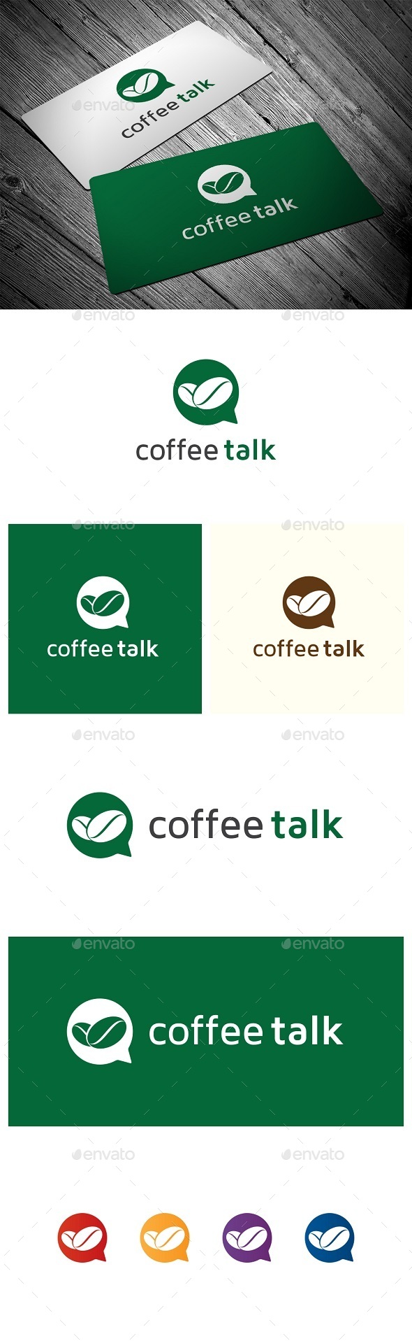 Coffee Talk - Food Logo Templates
