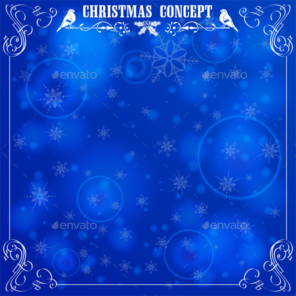Retro Christmas Frame - Christmas Seasons/Holidays