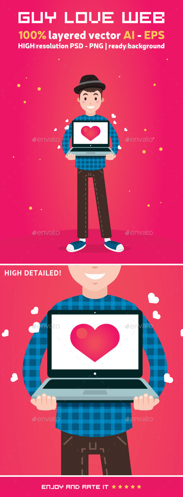 Guy Love Web - People Characters