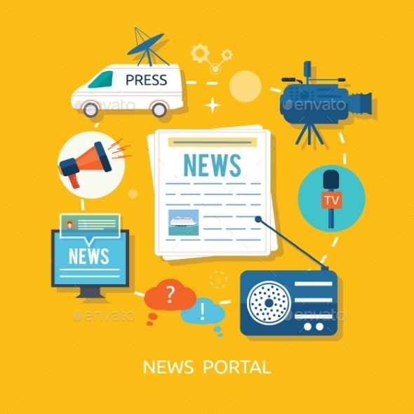News Portal - Technology Conceptual