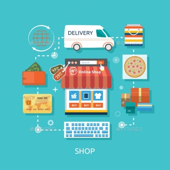Internet Shopping Concept - Services Commercial / Shopping