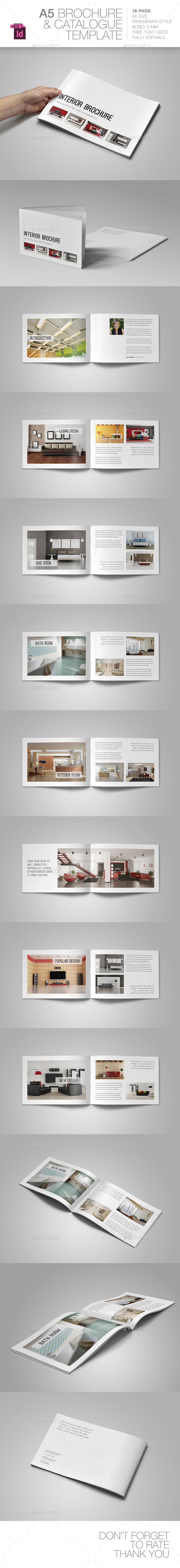 A5 Brochure Template - Brochures Print Templates