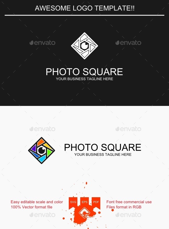 Photo Square Logo - Symbols Logo Templates