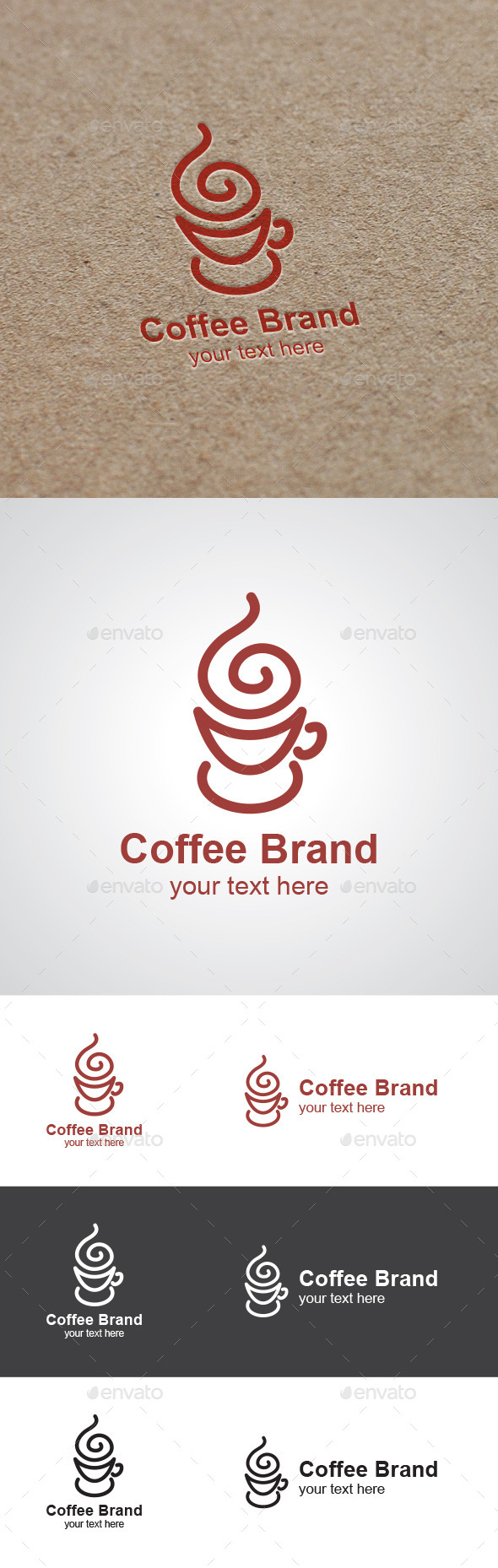 Coffee Brand Logo - Food Logo Templates