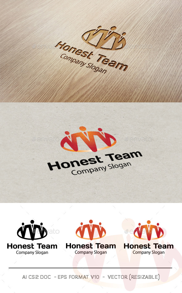 Honest Team V2 Logo - Humans Logo Templates