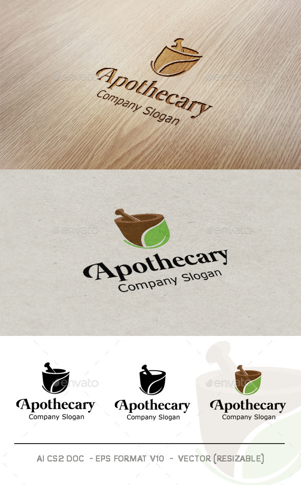 vintage apothecary logo