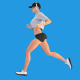 Woman Running - VideoHive Item for Sale