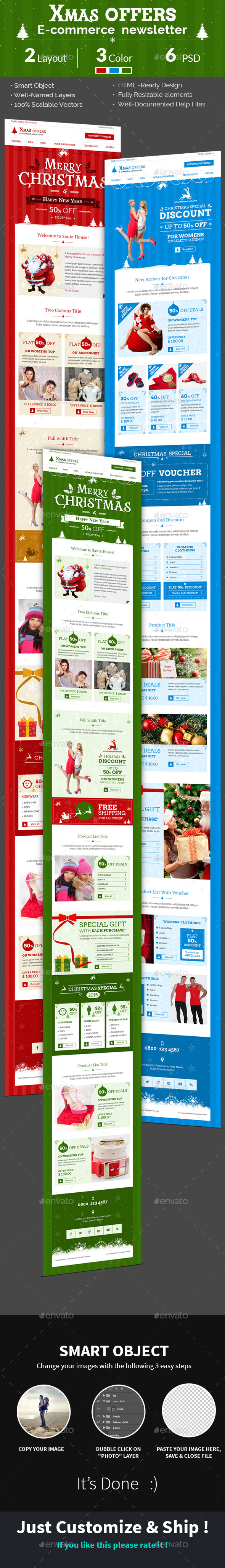 Christmas Shopping Offers | e-Commerce Newsletter - E-newsletters Web Elements