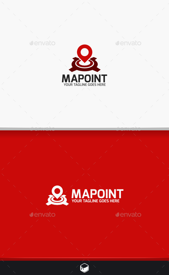 Map Point Logo - Objects Logo Templates