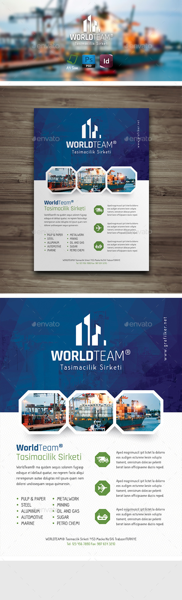 International Flyer Templates - Corporate Flyers