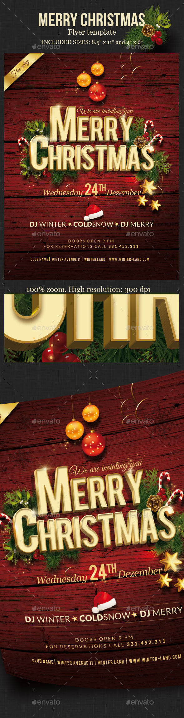 Christmas Party Flyer - Holidays Events