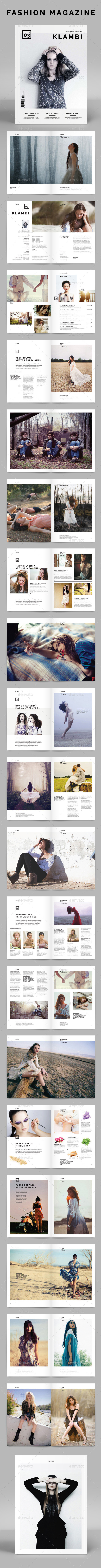 Fashion Magazine Klambi - Magazines Print Templates