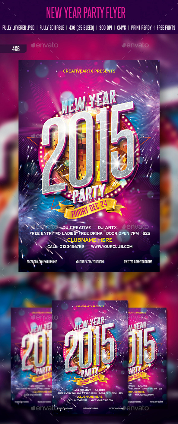 New Year Party Flyer