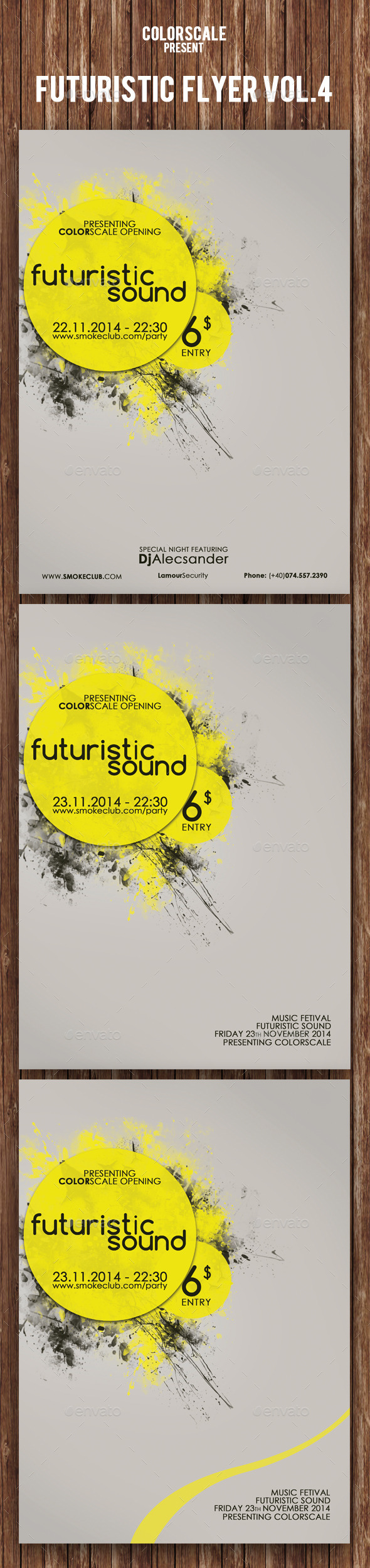 Futuristic Flyer Vol.3 - Flyers Print Templates