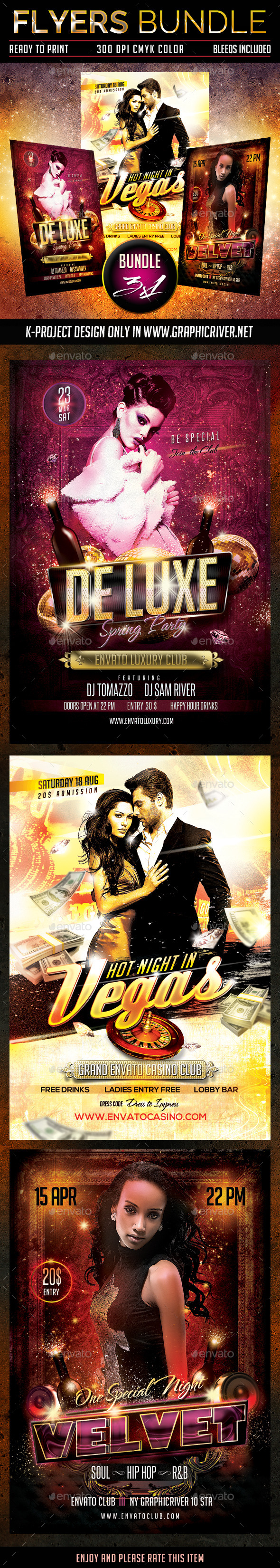 Flyers Bundle - Clubs & Parties Events
