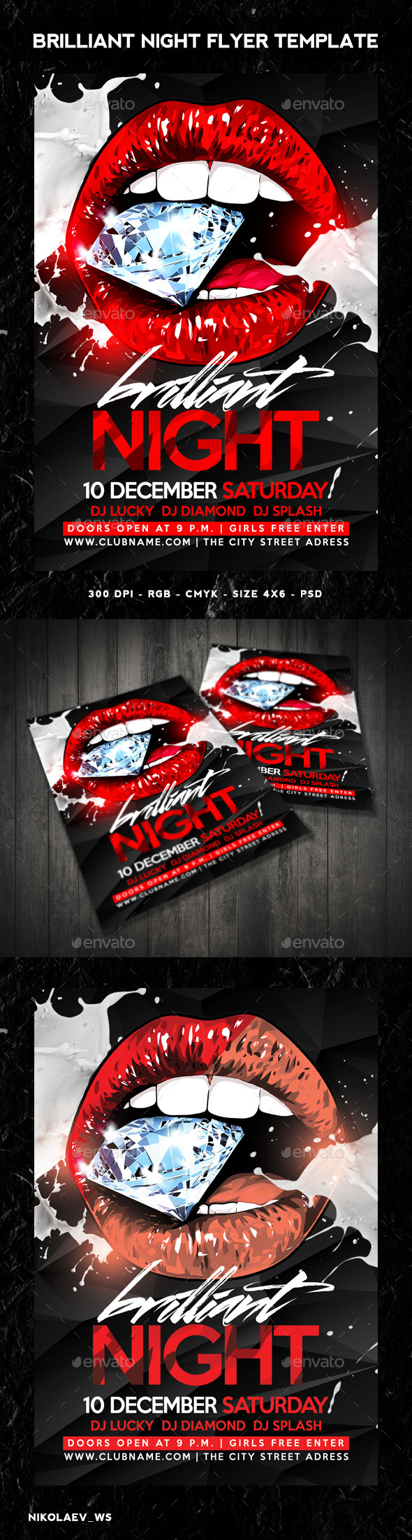 Night Flyer - Clubs & Parties Events