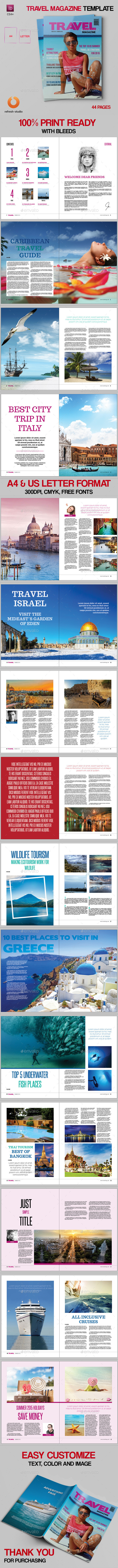 Travel Magazine - Magazines Print Templates