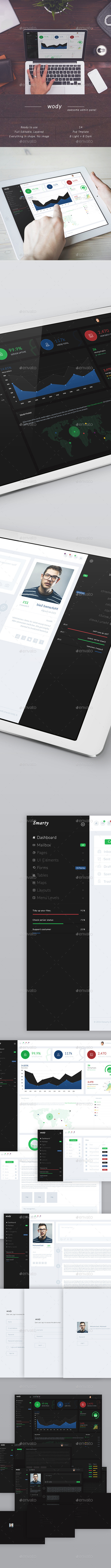 Wody - Web App Bootstrap Admin Template - User Interfaces Web Elements