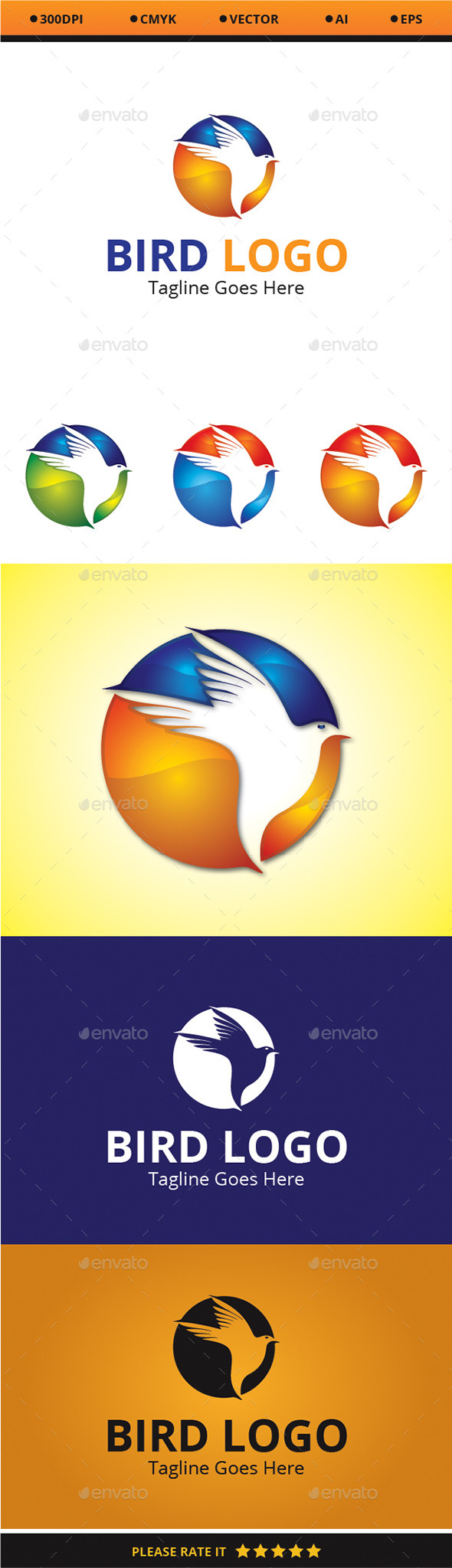 Bird Logo - Animals Logo Templates