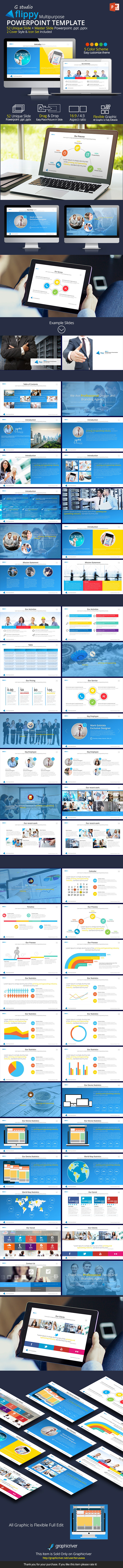 Flippy Powerpoint Template - Business PowerPoint Templates