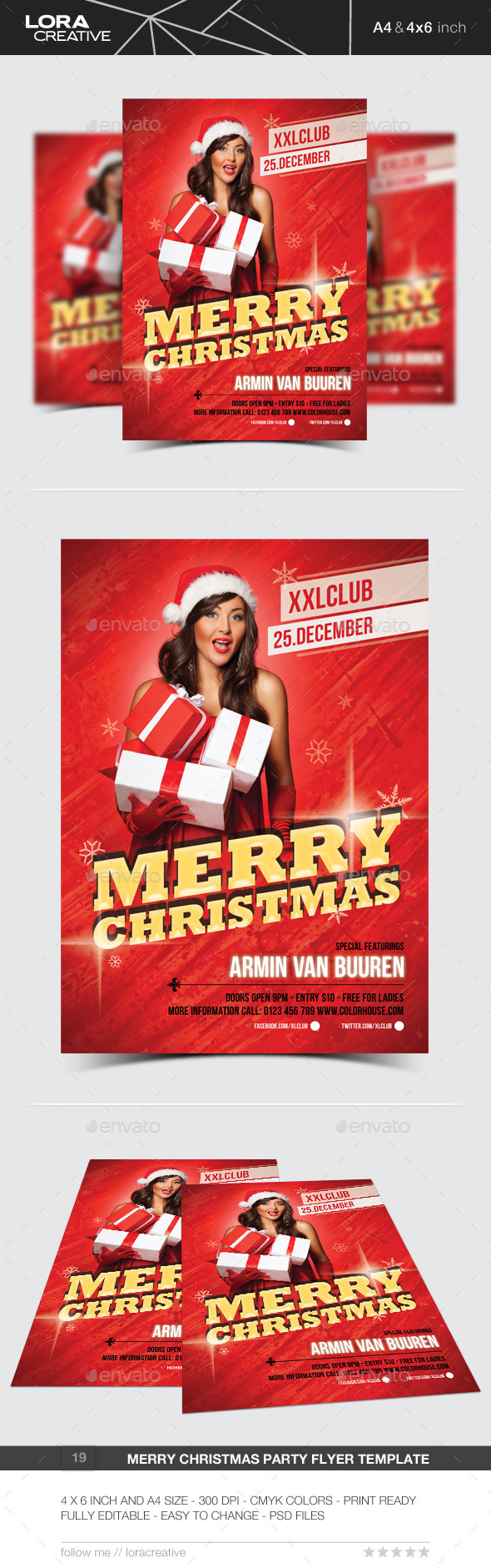 Merry Christmas Party Flyer / Poster - 19 - Events Flyers