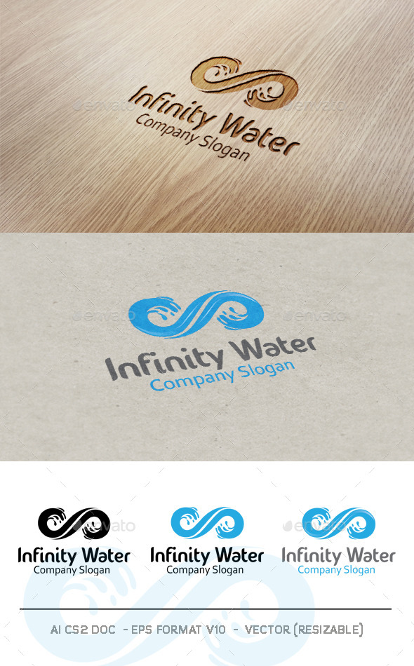 Infinity Water Logo - Symbols Logo Templates