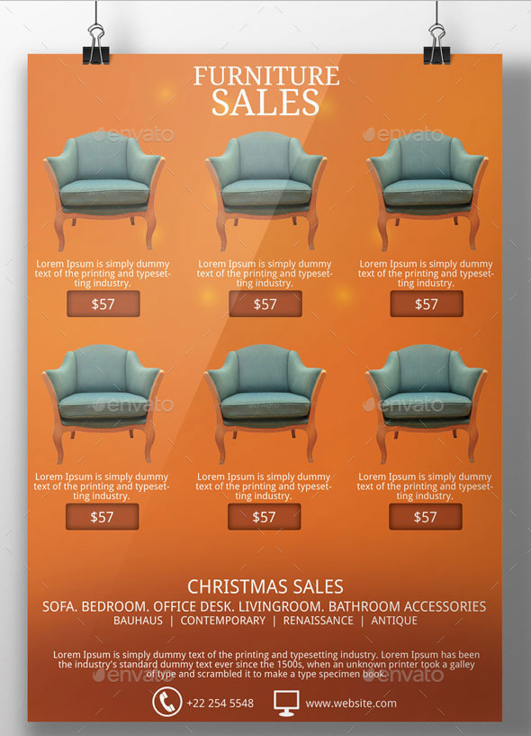 Christmas Sales Flyer Template by BloganKids | GraphicRiver