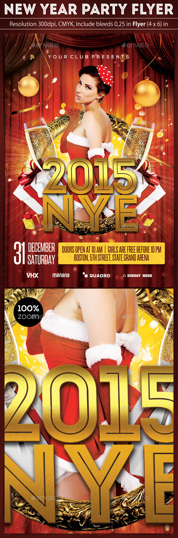 New Year Party Flyer - Clubs & Parties Events