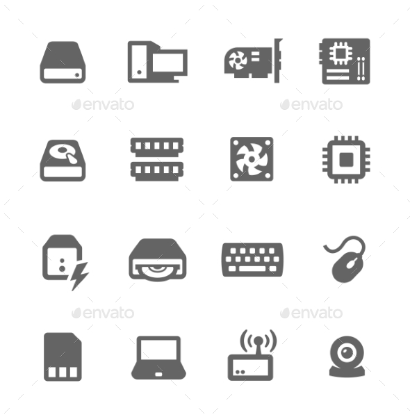 Hardware Icons - Technology Icons