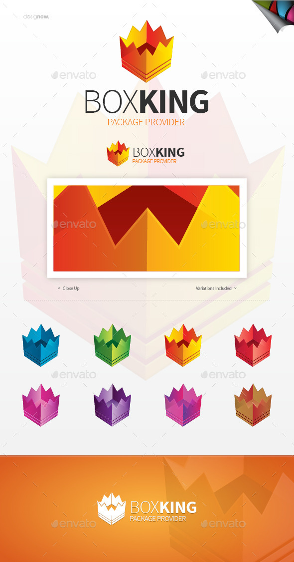 Box King Logo - Objects Logo Templates